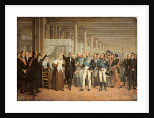 Cataract Operation Performed by Guillaume Dupuytren in the Presence of King Charles X at the Hotel Dieu by French School