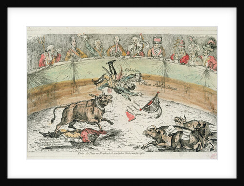 Spanish Bull, caricature of Joseph Bonaparte, King of Spain, 1809 by Spanish School
