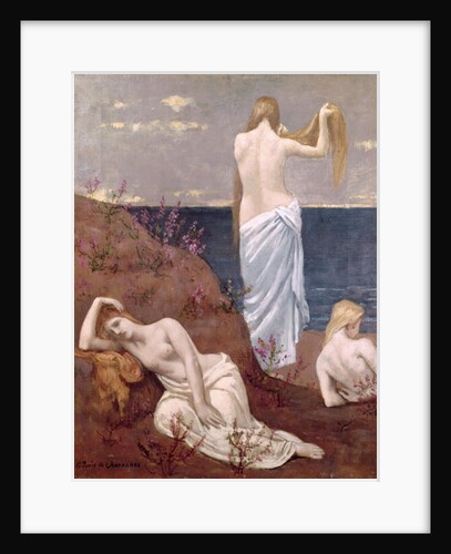 Young Girls by the Sea, before 1894 by Pierre Puvis de Chavannes