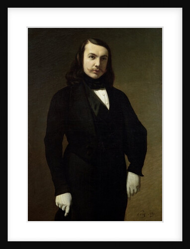 Portrait of Theophile Gautier, 1839 by Auguste de Chatillon