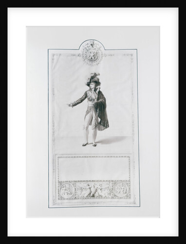 Costume of a Prince Grand Dignitaire for the Coronation of Emperor Napoleon I and Empress Josephine in Paris on 2 December, 1804 by Jean-Baptiste (after) Isabey