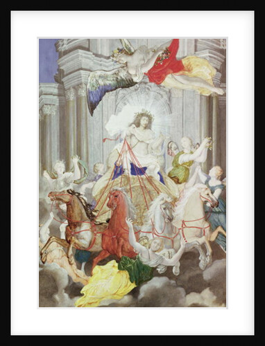 Triumph of King Louis XIV of France driving the Chariot of the Sun preceded by Aurora by Joseph Werner