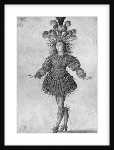 King Louis XIV of France in the costume of the Sun King in the ballet 'La Nuit', 1653 by French School