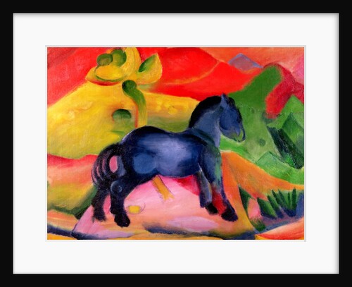 Little Blue Horse, 1912 by Franz Marc