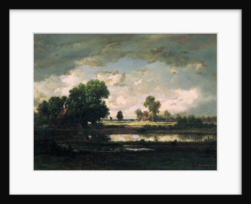 The Pool with a Stormy Sky, c.1865-7 by Pierre Etienne Theodore Rousseau
