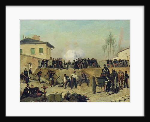 The Battle of Villejuif, Siege of Paris, 1870 by Jean-Baptiste Edouard Detaille