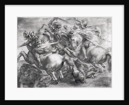 The Battle of Anghiari, after Leonardo da Vinci, 17th century by Peter Paul Rubens