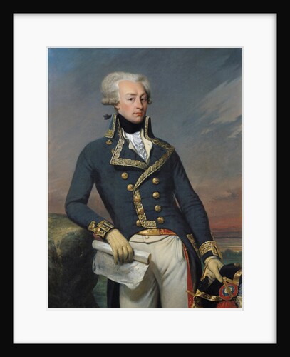 Portrait of Gilbert Motier the Marquis de La Fayette as a Lieutenant General, 1791 by Joseph Desire Court