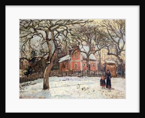 Chestnut Trees at Louveciennes, c.1871-2 by Camille Pissarro