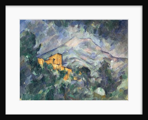 Montagne Sainte-Victoire and the Black Chateau, 1904-06 by Paul Cezanne