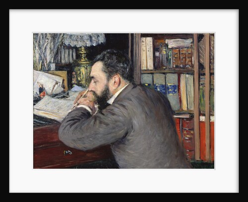 Portrait of Henri Cordier, teacher at the School of Oriental Languages, 1883 by Gustave Caillebotte
