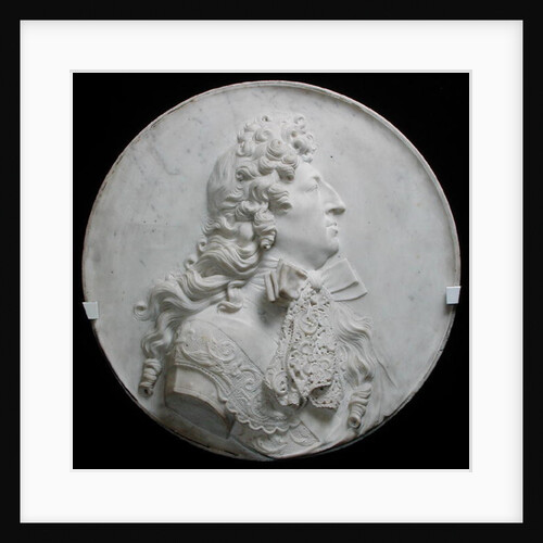 Portrait medallion of Louis XIV c.1685 by Pierre Puget