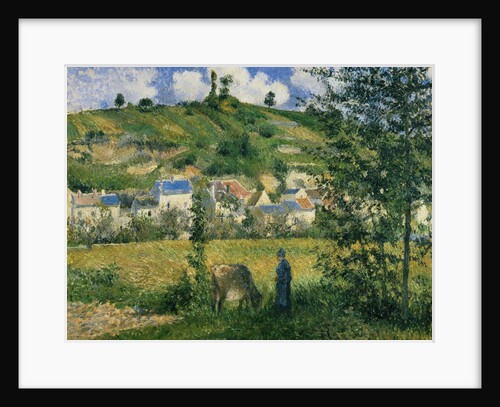 Landscape at Chaponval, 1880 by Camille Pissarro