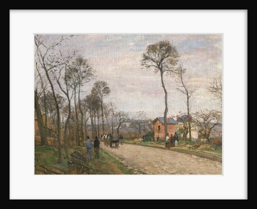 The Road from Louveciennes, 1870 by Camille Pissarro