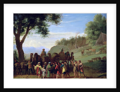 Joseph Sold by his Brothers by Herman van Swanevelt
