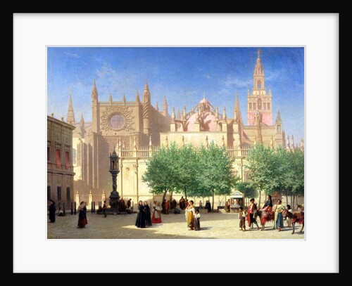 The Cathedral of Sevilla, 19th century by Achille Zo