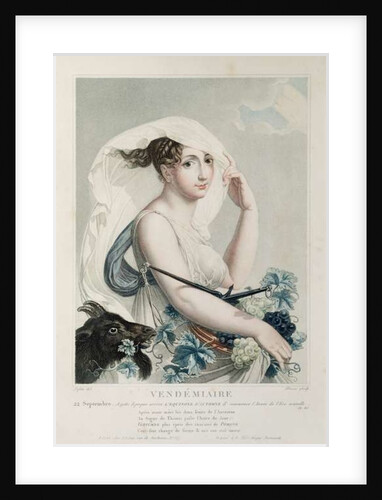 Vendemiaire, first month of the Republican Calendar by Louis Lafitte