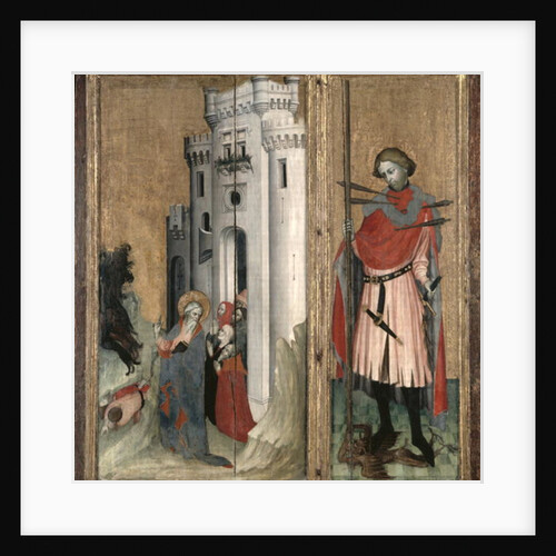 St. Andrew Chasing Demons from the Town of Nicaea and St. Sebastian by French School