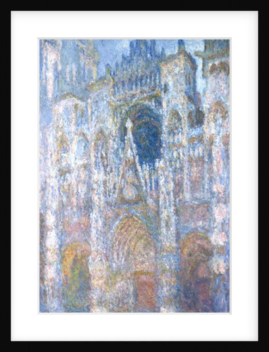 Rouen Cathedral, Facade, harmonie in gold and blue, 1894 by Claude Monet