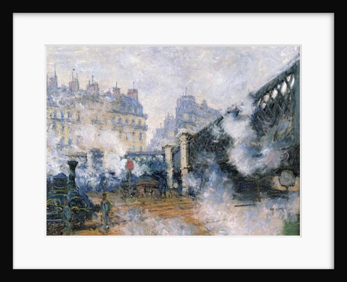 The Pont de l'Europe, Gare Saint-Lazare, 1877 by Claude Monet