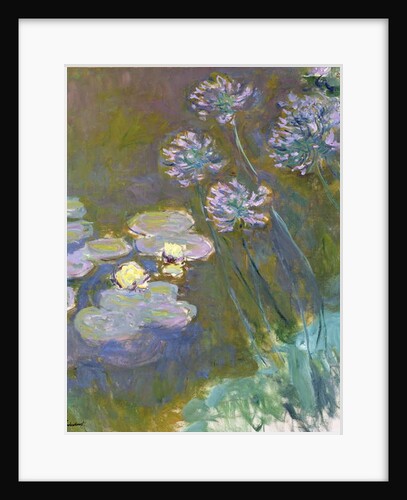 Waterlilies and Agapanthus, 1914-17 by Claude Monet