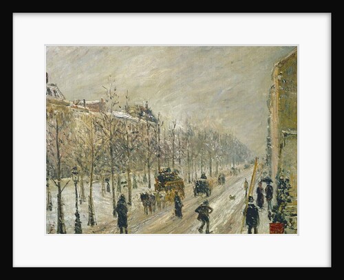 The Boulevards under Snow, 1879 by Camille Pissarro