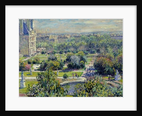 View of the Tuileries Gardens, Paris, 1876 by Claude Monet