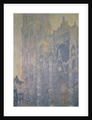 Rouen Cathedral, Harmony in White, Morning Light, 1892-93 by Claude Monet