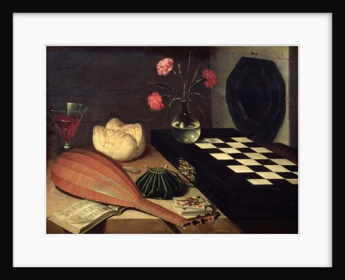 Still Life with Chess-board, 1630 by Lubin Baugin