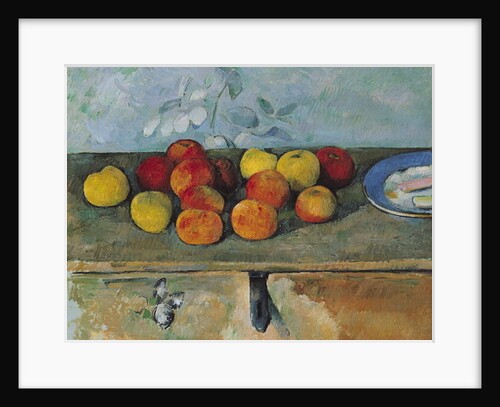 Still life of apples and biscuits, 1880-82 by Paul Cezanne