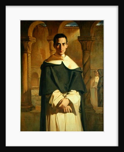 Portrait of Jean Baptiste Henri Lacordaire, French prelate and theologian, 1841 by Theodore Chasseriau