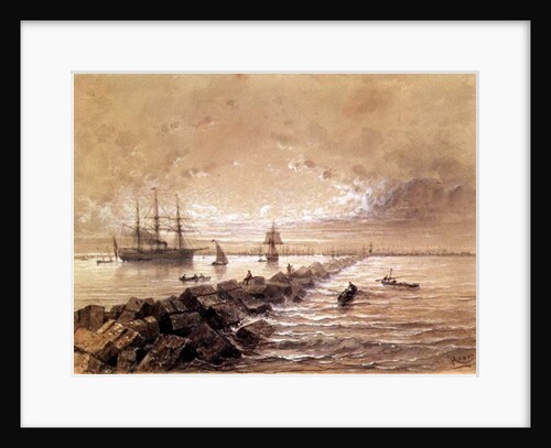 The Suez Canal by Edouard Riou