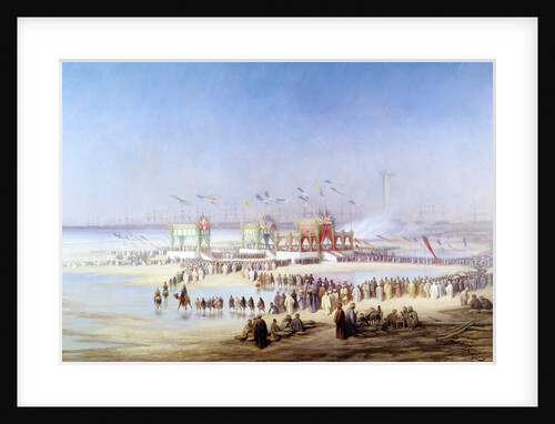 The Inauguration of the Suez Canal by the Empress Eugenie, 17th November 1869 by Edouard Riou