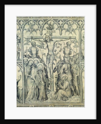 The Parement of Narbonne, detail of the Crucifixion, c.1375 by French School