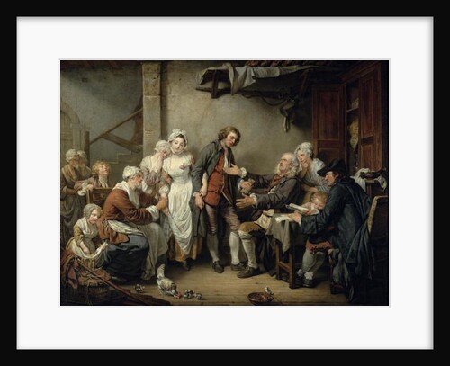 The Village Agreement, 1761 by Jean Baptiste Greuze
