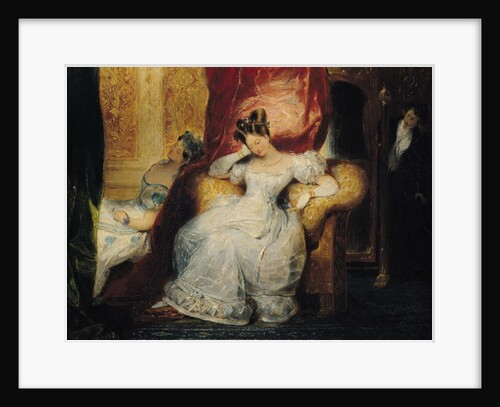 Seated young women, 1827 by Eugene Deveria