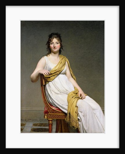 Portrait of Madame Raymond de Verninac 1798-99 by Jacques Louis David