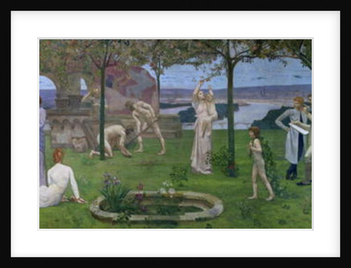 Between Art and Nature, 1890 by Pierre Puvis de Chavannes