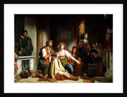 The Prayer to the Madonna, 1831 by Jean Victor Schnetz