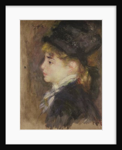 Portrait of a woman, possibly Margot, c.1876-78 by Pierre Auguste Renoir