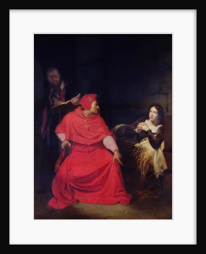 Joan of Arc and the Cardinal of Winchester in 1431, 1824 by Hippolyte Delaroche