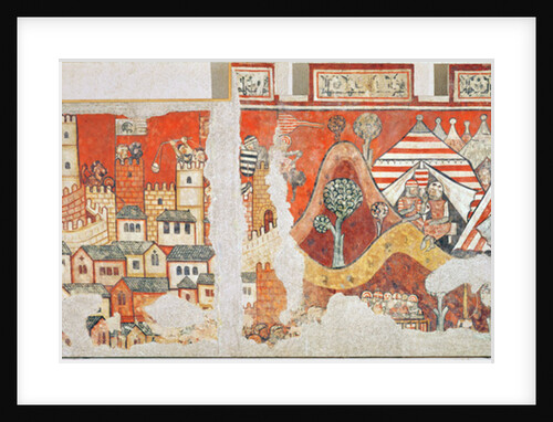 The royal camp of James I, King of Aragon during the siege of Mallorca in 1229 by Spanish School