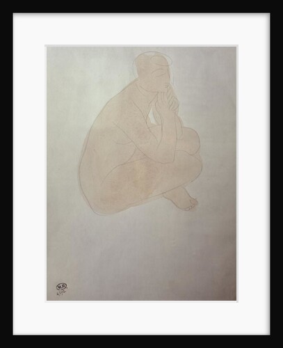 Woman Sitting Cross-Legged by Auguste Rodin
