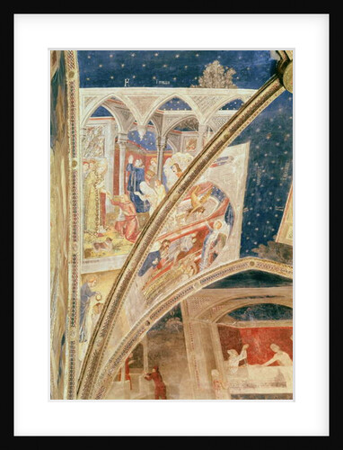 The resurrection of the the son of Nerva, lord of Tulle by Matteo di Giovanetto da Viterbo