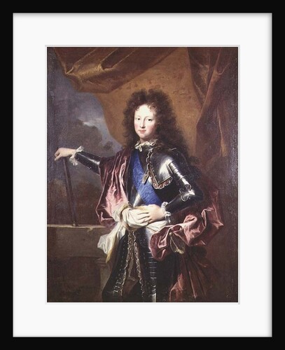 Portrait of Philippe II Duke of Chartres as a Boy by Hyacinthe Francois Rigaud
