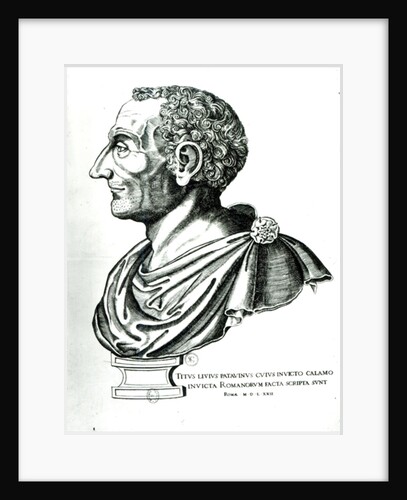 Portrait bust of Titus Livius known as Livy, 1622 by Italian School