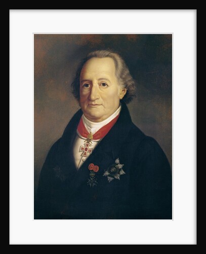 Portrait of Johann Wolfgang von Goethe with Decorations by Heinrich Cristoph