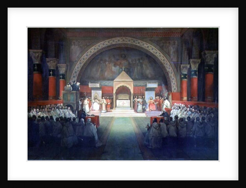 The Chapter of the Order of the Templars held at Paris, 22nd April 1147, 1844 by Francois-Marius Granet