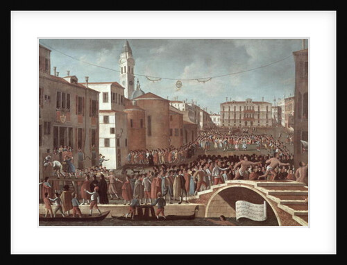 Festival of the Blessed Virgin Mary on the 2nd February at Santa Maria Formosa, Venice by Gabriele Bella