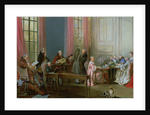 The Young Mozart at the clavichord by Michel Barthelemy Ollivier or Olivier